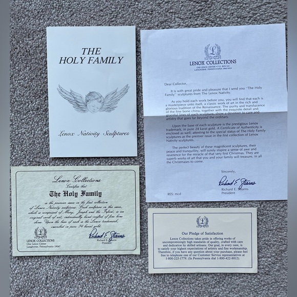 Lenox Collection, The Holy Family, Lenox Nativity Sculptures - Picture 3 of 4